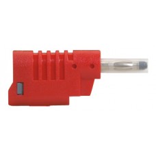 Fiche banane - Ø4 mm - 16 A - 33 V= - 70 V~ - rouge