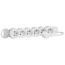 Rallonge multiprise standard - 6x2P+T - cordon 1,5 m