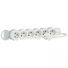 Rallonge multiprise standard - 6x2P+T - cordon 3 m