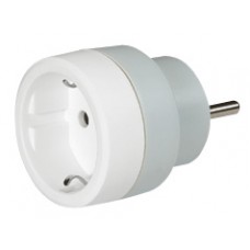 Adaptateur 2P+T - 16 A - standard Allemand pour socle Français
