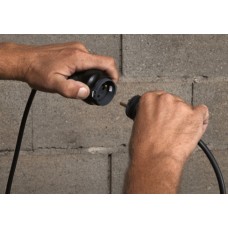 Prolongateur à verrouillage - 2P+T - 16 A - caoutchouc -  IP 44 - IK 08 - câble Ø3,5