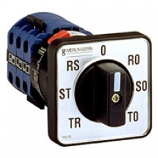 Commutateur de voltmètre à came CMV-3L et 3L-N-45°-pour Ø 223 mm