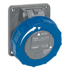 Socle tableau Hypra - IP66/67-55 - 16 A - 200/250 V~ - 2P+T - plast