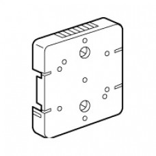 Platine support réglette ou répartiteur TV 4 sorties - fixtion sur rail