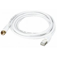 Cordon coaxial pour réseau Optimum F-RJ 45 - L. 2 m