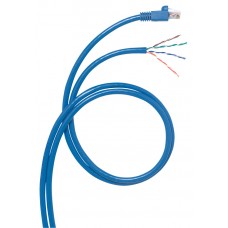 Cordon RJ 45/dégainé - Cat.6 - pour boîte de distribution zone - U/UTP - L. 8 m