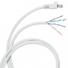Cordon RJ 45/dégainé - Cat.5e - pour boîte de distribution zone - U/UTP - L. 8 m