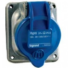 Socle de tableau Hypra - IP44 - 16 A - 200/250 V~ - 2P+T - métal