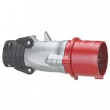 Fiche droite Hypra - IP44 - 16 A - 380/415 V~ - 3P+T - métal