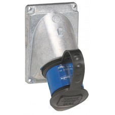 Socle connecteur Hypra - IP44 - 16 A - 200/250 V~ - 2P+T - métal