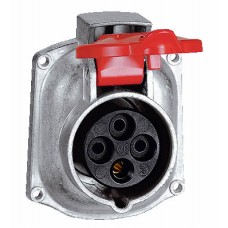 Socle tableau Hypra -IP44- 16 A - 380/415 V~ - 3P+T - métal - rempl M-L 16 A