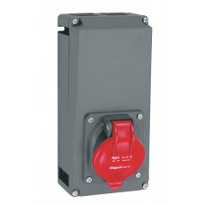 Socle tableau Hypra - IP44 - 16 A - 380/415 V~ - 3P+T - plast