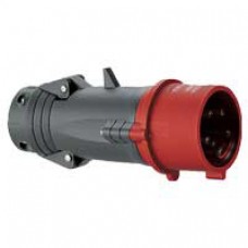 Fiche droite Hypra - IP44 - 16 A - 380/415 V~ - 3P+T - plast