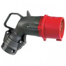 Fiche coudée Hypra - IP44 - 16 A - 380/415 V~ - 3P+T - plast