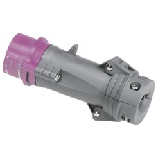 Fiche droite Hypra - IP44 - TBT 32 A - 20/25 V~ - 2P - plast