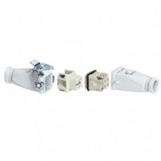 Kit connect multipôles Hypra - 10 A - 250 V - 3P+T - prolongateur - plast