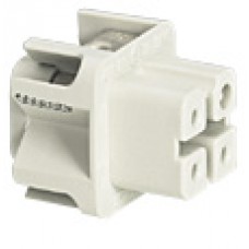 Connect multipôles Hypra - 10 A - 250 V - 3P+T - capot fem sortie vert - plast
