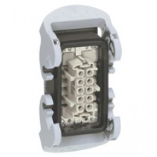 Connect multipôles Hypra - 16 A - 500 V - 24P+T - embase femelle encastrée