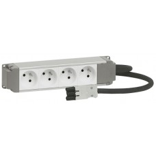 Bloc nourrice - 4x2P+T - cordon raccordement rapide