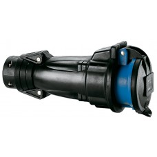 Prise mobile Hypra - IP44 -63 A - 200/250 V~ - 2P+T - caoutchouc
