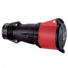 Prise mobile Hypra - IP44 - 63 A - 380/415 V~ - 3P+N+T - caoutchouc