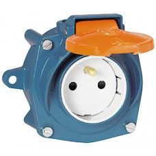 Socle saillie ML - IP44 - 16 A - 200/250 V~ - 2P+T - métal