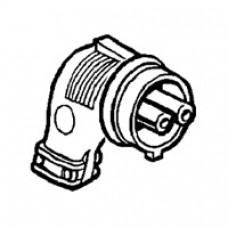 Fiche ML - IP44 - 16 A - 24 V~ - 2P - sortie coudée - caoutchouc