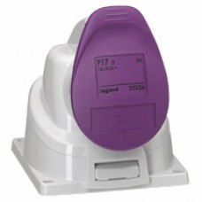 Socle saillie P17 - IP44 - 16 A - 20/25 V~ - 2P - plast