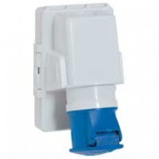 Socle saillie P17 - IP44 - 32 A - 200/250 V~ - 2P+T - plast