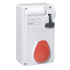 Coffret monoprise P17 - IP44 - 16 A - 380/415 V~ - 50/60 Hz - 3P+T