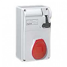 Coffret monoprise P17 - IP44 - 32 A - 380/415 V~ - 50/60 Hz - 3P+T