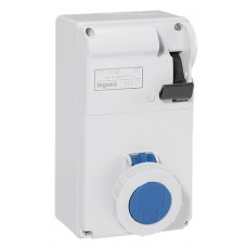 Coffret monoprise P17 - IP55 - 16 A - 200/250 V~ - 50/60 Hz - 2P+T