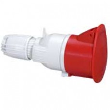 Prise mobile P17 - IP44 - 16 A - 380/415 V~ - 3P+T - plast