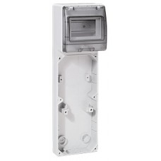 Embase P17 - recevant plastron 280x125 - rail 5 modules - 3 socles 16 A