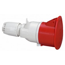 Prise mobile P17 - IP44 - 32 A - 380/415 V~ - 3P+T - plast