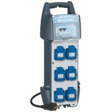 Coffret de chantier P17 - IP 44 - env. IK 10 - 16 A - 250 V~ - cordon L. 3 m