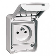 Socle prise logt 10 16A IP65 STD NF 2PT 220V IP65
