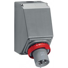 Socle connecteur saillie incliné Hypra -IP66/67-55 - 125A - 380/415 V~ - 3P+T