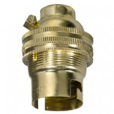 Douille raccord fileté B 22 - 4A/150W - 250 V~ - simple bague métal