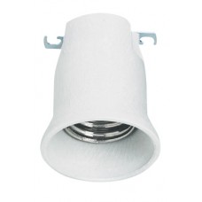 Douille E40 - monobloc - 16 A - 750 V~ - frein de culot - porcelaine