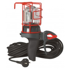 Baladeuse chantier 230 V - 75 W incandescent - avec pince - cordon 10 m