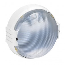 Hublot Koro antivandale - IP55/IK09 - rond - lampe 100 W culot E27 - blanc