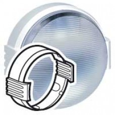 Couronne de finition clipsable Koro - pour hublot rond - blanc