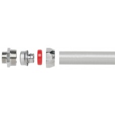 Raccord droit Métal 2000 pour conduit flexible rta Ø int 16 - ISO 20