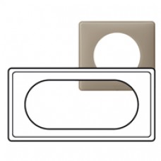 Plaque Céliane - Poudré - 4/5 modules - Grès