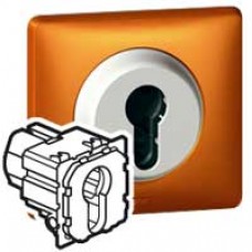 Poussoir à clé 3 positions Céliane - inverseur avec arrêt - 6 A - 230 V