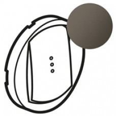 Enjoliveur Céliane - VV / poussoir / télérupteur à voyant - doigt large graphite