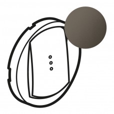 Enjoliveur Céliane - inter temporisé/inter + ventilation retardée - graphite