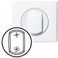 Enjoliveur Céliane - commande VMC - blanc