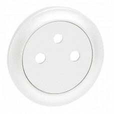 Enjoliveur Céliane - prise 2P+T Surface - blanc